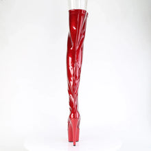 Cargar imagen en el visor de la galería, Tacones Pleaser ADORE-3021GP Rojo Purpurina Charol