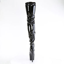 Load image into Gallery viewer, Tacones Pleaser ADORE-4001WR Negro Stretch Charol