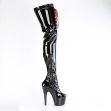 Load image into Gallery viewer, Tacones Pleaser ADORE-4001WR Negro Stretch Charol