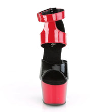 Load image into Gallery viewer, Tacones Pleaser ADORE-700-16 Negro Rojo Charol