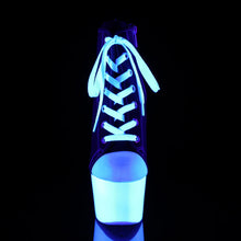 Load image into Gallery viewer, Tacones Pleaser ADORE-700SK-02 Negro Canvas Neon