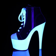 Load image into Gallery viewer, Tacones Pleaser ADORE-700SK-02 Negro Canvas Neon