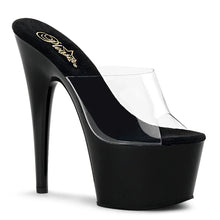 Load image into Gallery viewer, Tacones Pleaser ADORE-701 Transparente Negro
