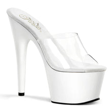 Load image into Gallery viewer, Tacones Pleaser ADORE-701 Transparente Blanco
