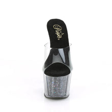 Cargar imagen en el visor de la galería, Tacones Pleaser ADORE-701CG Transparente Negro Confetti