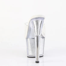 Load image into Gallery viewer, Tacones Pleaser ADORE-701G Transparente Plata Gltr
