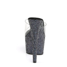 Load image into Gallery viewer, Tacones Pleaser ADORE-701LG Transparente Negro Holo