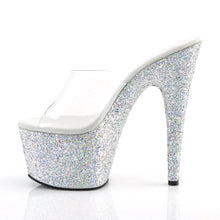Load image into Gallery viewer, Tacones Pleaser ADORE-701LG Transparente Plata Gltr