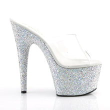 Load image into Gallery viewer, Tacones Pleaser ADORE-701LG Transparente Plata Gltr