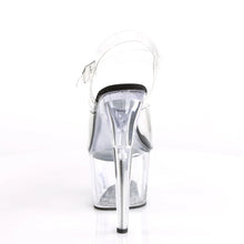 Load image into Gallery viewer, Tacones Pleaser ADORE-708 Transparente Negro