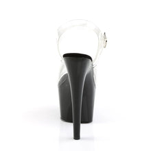 Load image into Gallery viewer, Tacones Pleaser ADORE-708 Transparente Negro