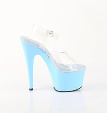 Load image into Gallery viewer, Tacones Pleaser ADORE-708 Transparente B. Azul