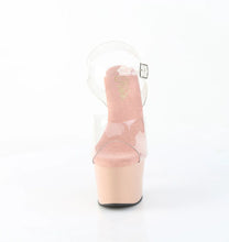 Load image into Gallery viewer, Tacones Pleaser ADORE-708 Transparente Rosa Nude