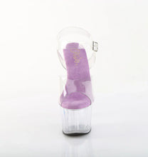 Load image into Gallery viewer, Tacones Pleaser ADORE-708 Transparente Lavanda