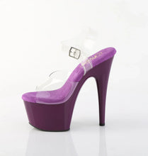 Load image into Gallery viewer, Tacones Pleaser ADORE-708 Transparente Morado