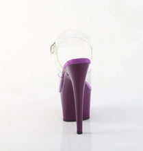 Load image into Gallery viewer, Tacones Pleaser ADORE-708 Transparente Morado