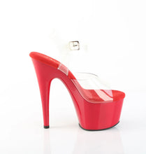 Load image into Gallery viewer, Tacones Pleaser ADORE-708 Transparente Rojo