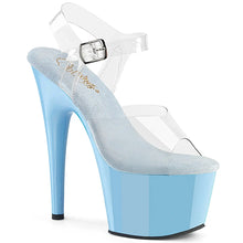 Load image into Gallery viewer, Tacones Pleaser ADORE-708 Transparente B. Azul