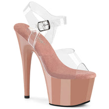 Load image into Gallery viewer, Tacones Pleaser ADORE-708 Transparente Rosa Nude