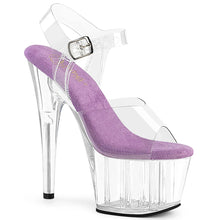 Load image into Gallery viewer, Tacones Pleaser ADORE-708 Transparente Lavanda