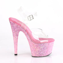 Cargar imagen en el visor de la galería, Tacones Pleaser ADORE-708CF Transparente Rosa Confetti
