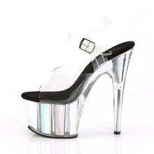 Load image into Gallery viewer, Tacones Pleaser ADORE-708HGI Transparente Plata Hologram