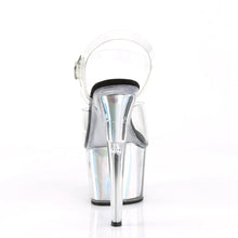 Load image into Gallery viewer, Tacones Pleaser ADORE-708HGI Transparente Plata Hologram