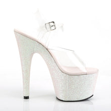 Load image into Gallery viewer, Tacones Pleaser ADORE-708HMG Transparente Opal Purpurina
