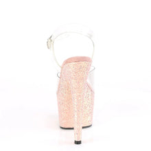 Load image into Gallery viewer, Tacones Pleaser ADORE-708LG Transparente Dusty Rosa