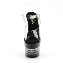 Load image into Gallery viewer, Tacones Pleaser ADORE-708LN Transparente Negro