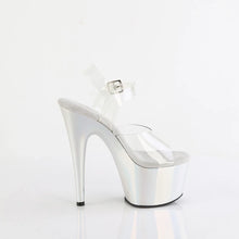 Load image into Gallery viewer, Tacones Pleaser ADORE-708LQ Transparente Liquid Plata