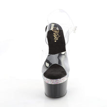Carregar imagem no visualizador da galeria, Sapatos de salto Pleaser ADORE-708PHRS - Transparente / Preto
