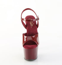 Load image into Gallery viewer, Pleaser ADORE-709 Heels - Burgundy Patent / Burgundy