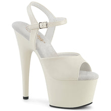 Load image into Gallery viewer, Pleaser ADORE-709 Heels - Off-White Faux Leather / Off-White mate