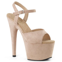 Load image into Gallery viewer, Tacones Pleaser ADORE-709FS Beige Faux Suede
