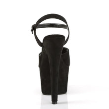 Cargar imagen en el visor de la galería, Tacones Pleaser ADORE-709FS Negro Faux Suede
