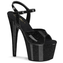 Cargar imagen en el visor de la galería, Tacones Pleaser ADORE-709GP Negro Purpurina Charol