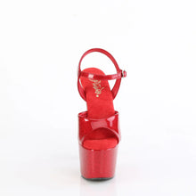 Load image into Gallery viewer, Tacones Pleaser ADORE-709GP Ruby Rojo Purpurina