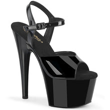 Load image into Gallery viewer, Pleaser ADORE-709WR Heels - Black Patent