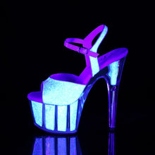Cargar imagen en el visor de la galería, Tacones Pleaser ADORE-710UVG Neon Opal Purpurina