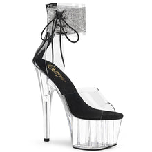 Cargar imagen en el visor de la galería, Tacones Pleaser ADORE-724RS Transparente Negro