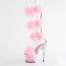 Cargar imagen en el visor de la galería, Tacones Pleaser ADORE-728F Transparente B. Rosa