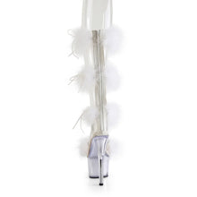 Cargar imagen en el visor de la galería, Tacones Pleaser ADORE-728F Transparente Blanco Fur