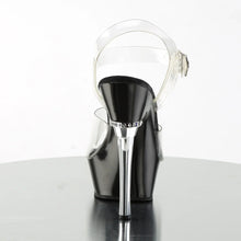 Cargar imagen en el visor de la galería, Tacones Pleaser ALLURE-608 Transparente Negro