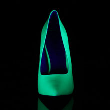 Cargar imagen en el visor de la galería, Zapatos Pleaser AMUSE-20 Neon Verde Charol