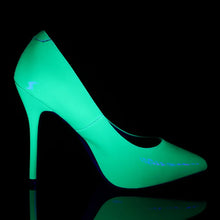 Cargar imagen en el visor de la galería, Zapatos Pleaser AMUSE-20 Neon Verde Charol