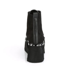 Load image into Gallery viewer, Botines Demonia ASHES-100 Negro Ante vegano-Negro V. Le