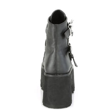 Load image into Gallery viewer, Botines Demonia ASHES-55 Negro Piel vegana