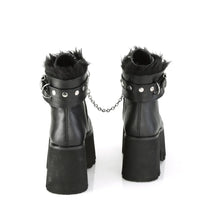 Load image into Gallery viewer, Botines Demonia ASHES-57 Negro Piel vegana