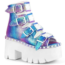 Load image into Gallery viewer, Botines Demonia ASHES-70 Morado Multi Iridescent V. Le